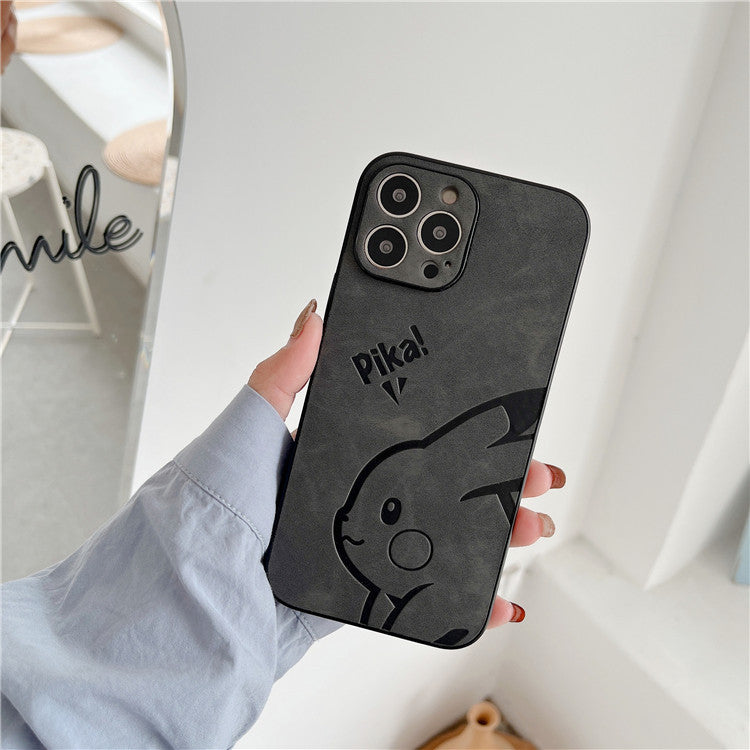 Coque en Cuir Pikachu – Compatible iPhone